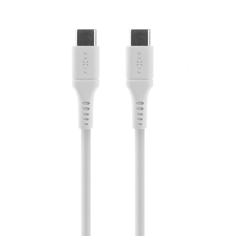 Fixed Liquid 60W USB-C til USB-C Kabel - 1.2m - Hvid