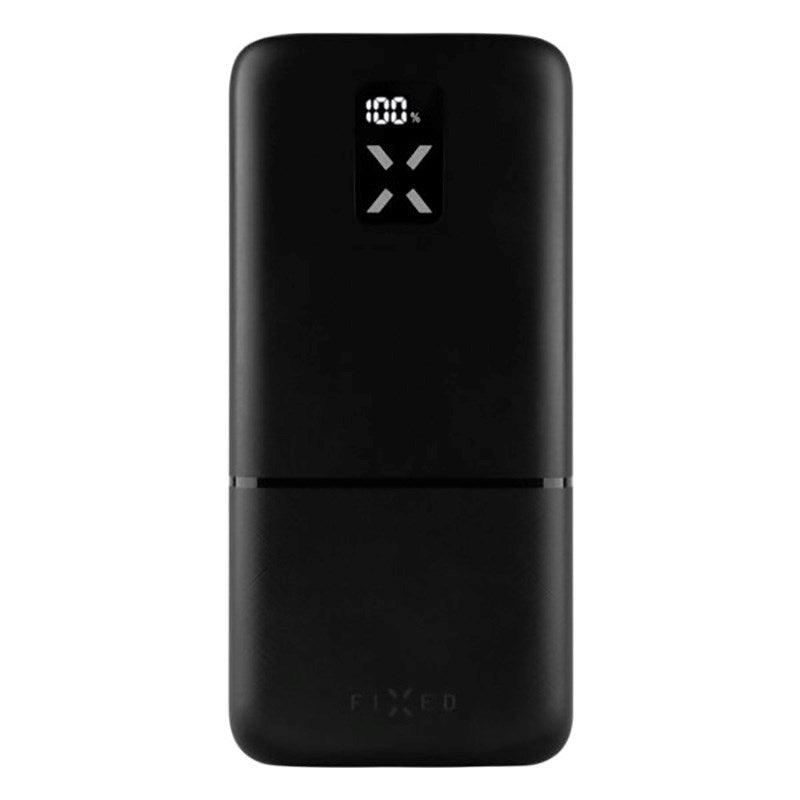 Fixed 2 x USB-A 1 x USB-C 20W Power Bank 30.000 mAh - Sort