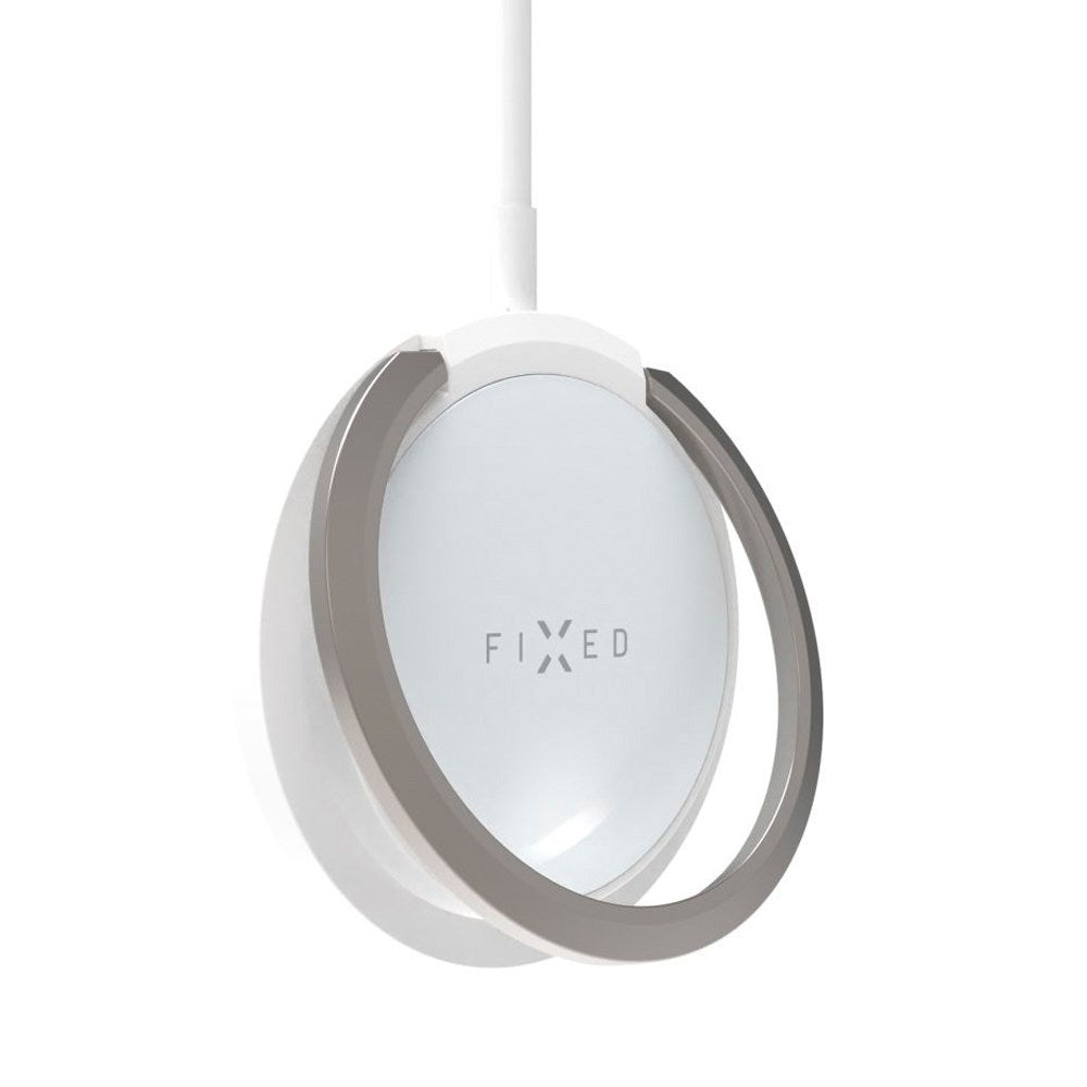 Fixed MagPad Magnetisk 15W Trådløs Oplader - MagSafe Kompatibel - Hvid