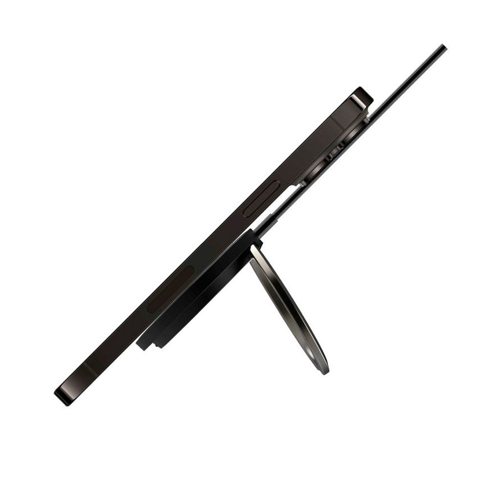 Fixed MagPad Magnetisk 15W Trådløs Oplader - MagSafe Kompatibel - Sort