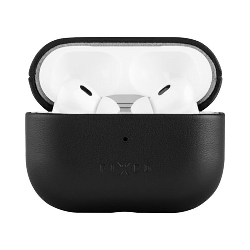 Fixed AirPods Pro (2. gen) Ægte Læder Cover - Sort