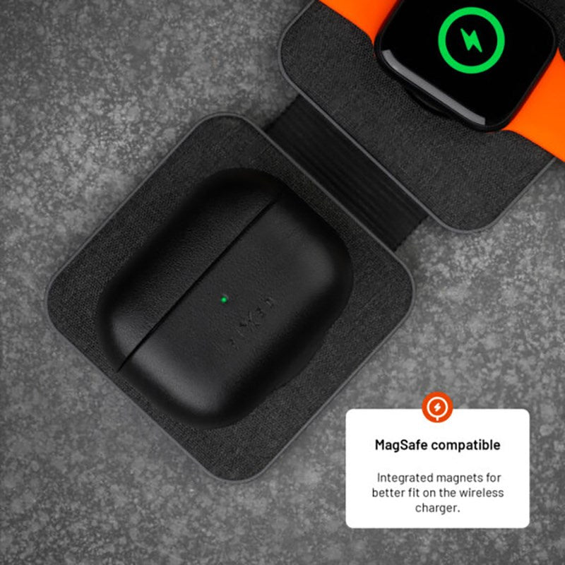 Fixed AirPods Pro (2. gen) Ægte Læder Cover - Sort