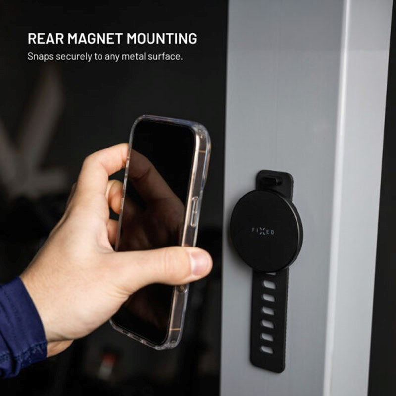 FIXED Mobilholder MagGrip Active Fitness - Sort