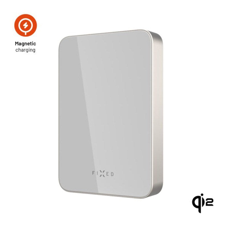 Fixed MagZen Powerbank 10.000 mAh m. Qi2 - Grå