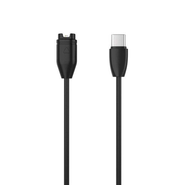 Fixed USB-C Kabel til Garmin Ur - 2m - Sort