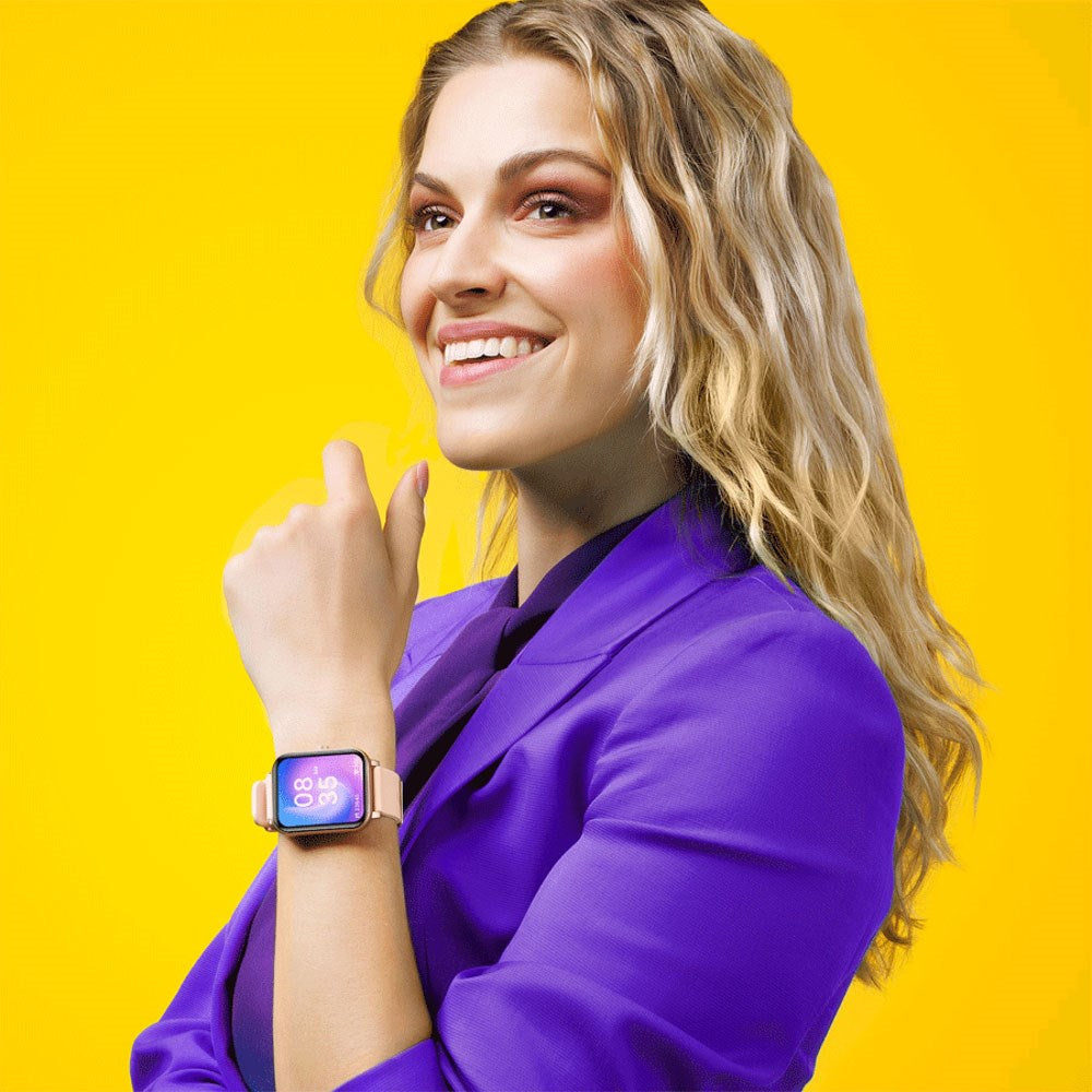 Niceboy WATCH Lite 4 Smartwatch m. Sundhedsovervågning & Sportsfunktioner - Rose Gold