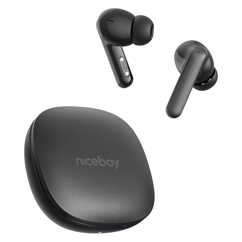 Niceboy HIVE Pins Pro 4 ANC True Wireless Høretelefoner - In-Ear - Sort