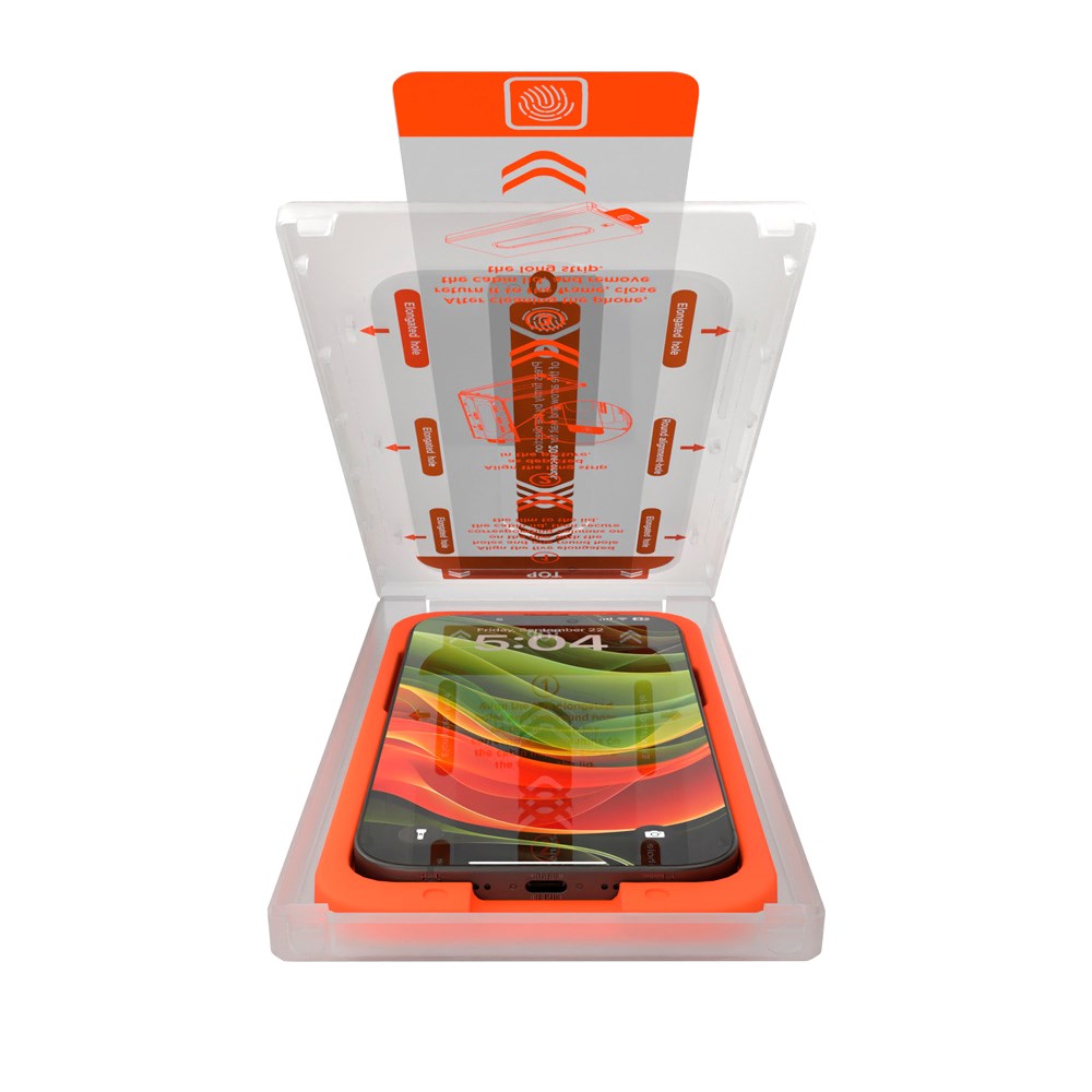 iPhone 16e / 14 / 13 / 13 Pro Mobile Origin Beskyttelsesglas - 2 stk. - Case Friendly - Gennemsigtig