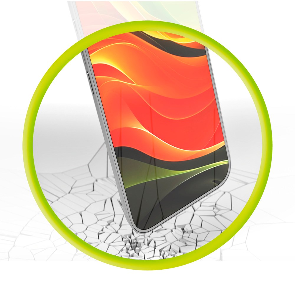 iPhone 16e / 14 / 13 / 13 Pro Mobile Origin Beskyttelsesglas - 2 stk. - Case Friendly - Gennemsigtig