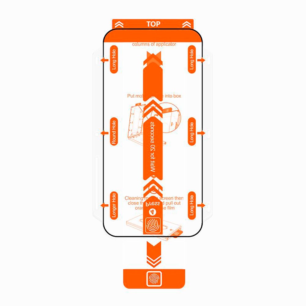 iPhone 11 / XR Mobile Origin Beskyttelsesglas - 2 stk. - Case Friendly - Sort Kant