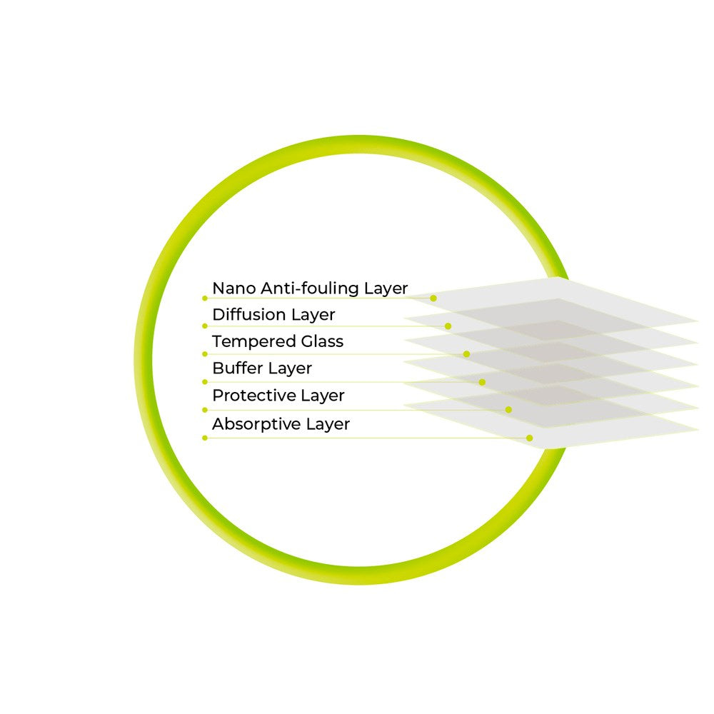 iPad 10.2" (2021) Mobile Origin Glas Skærmbeskyttelse - Gennemsigtig