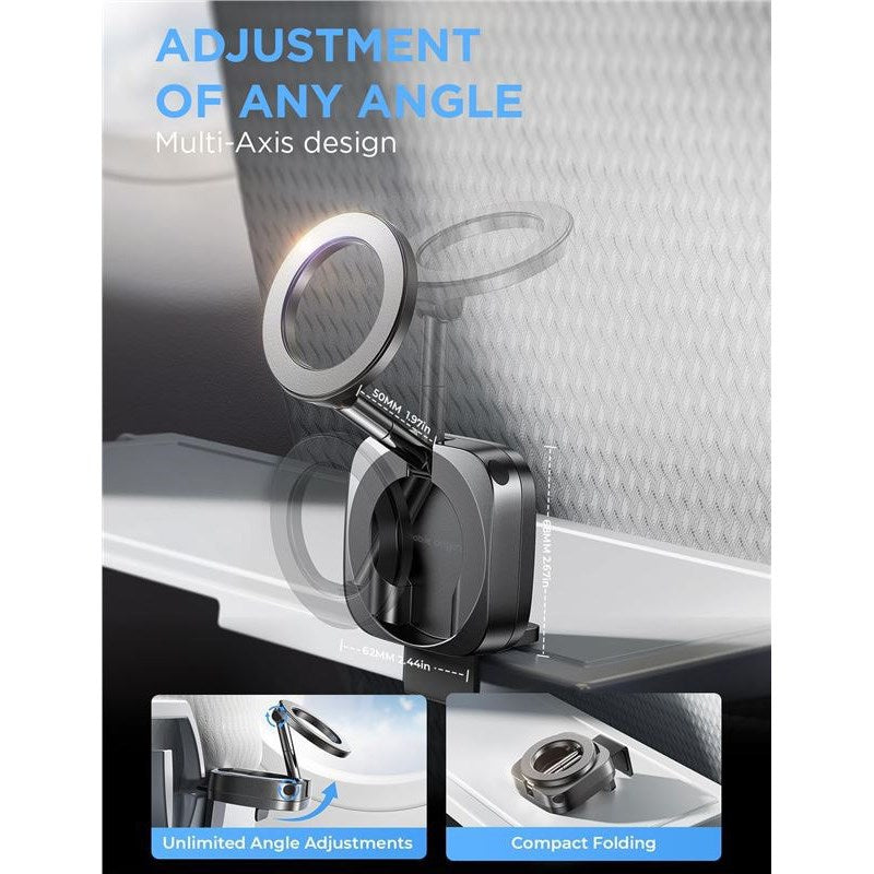 Mobile Origin Universel Mobil Holder Rejse - MagSafe Kompatibel - Mørkegrå