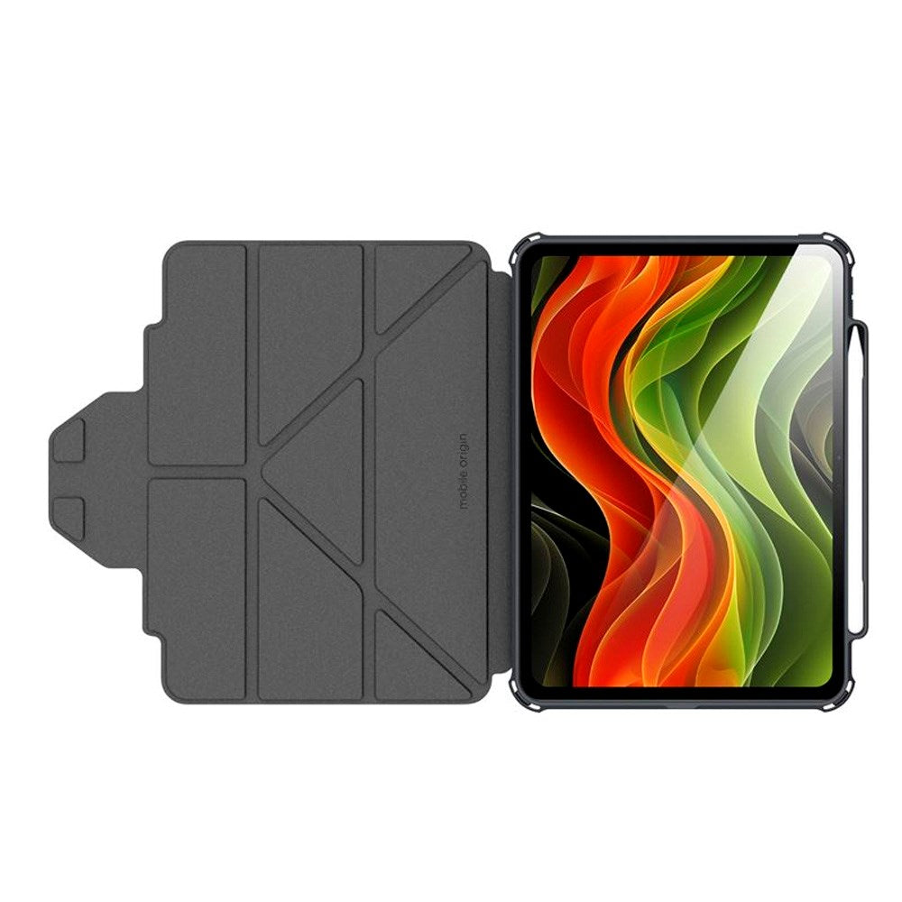 iPad Air 13" (2026 / 2025 / 2024) - Mobile Origin Rugged Cover - Sort