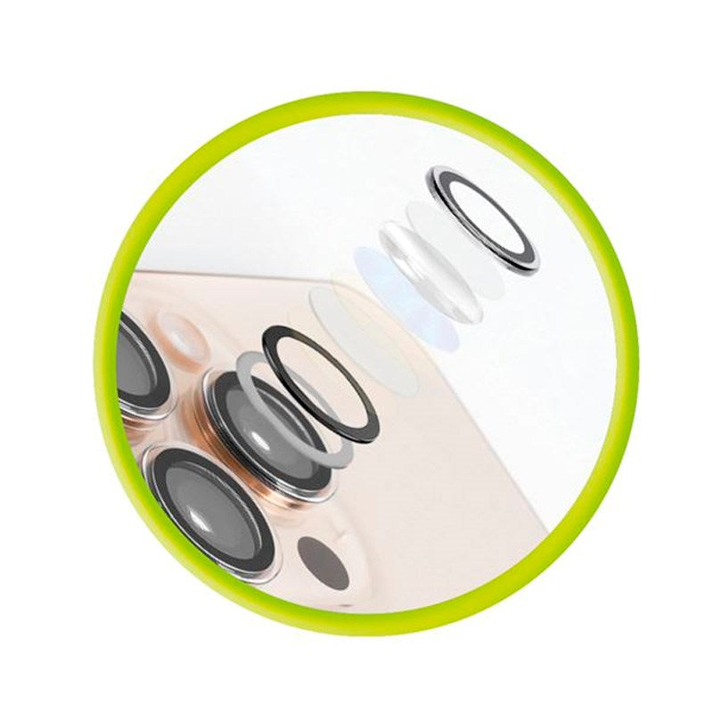 Mobile Origin Easy Lens Guard - Gennemsigtig Kameralinsebeskytter - iPhone 16/16 Plus