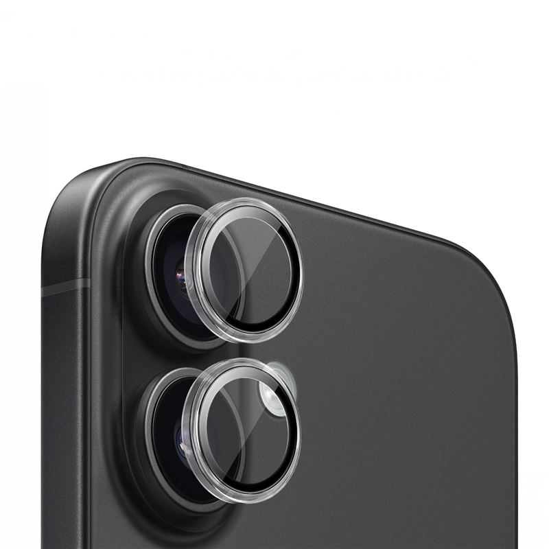 Mobile Origin Hærdet Glas Kamerabeskyttelse til iPhone 16 / 16 Plus - Gennemsigtig