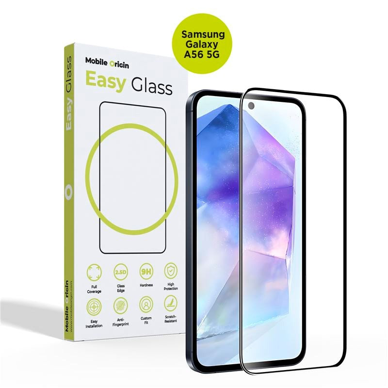 Mobile Origin - Samsung Galaxy A56 (5G) - EasyGlass Skærmbeskyttelsesglas - Gennemsigtig