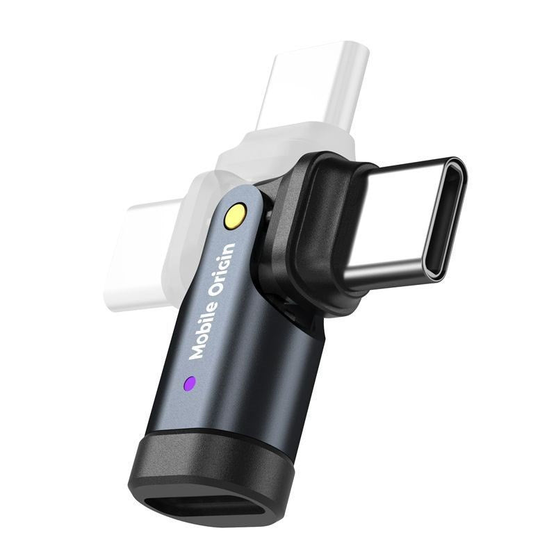 Mobile Origin 240W Rotationsadapter - USB-C - Grå