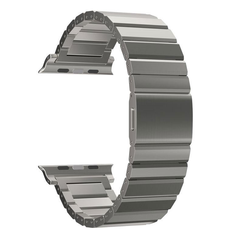Apple Watch (42/44/SE/45/46/49mm) Mobile Origin Titanium Urrem - Sølv
