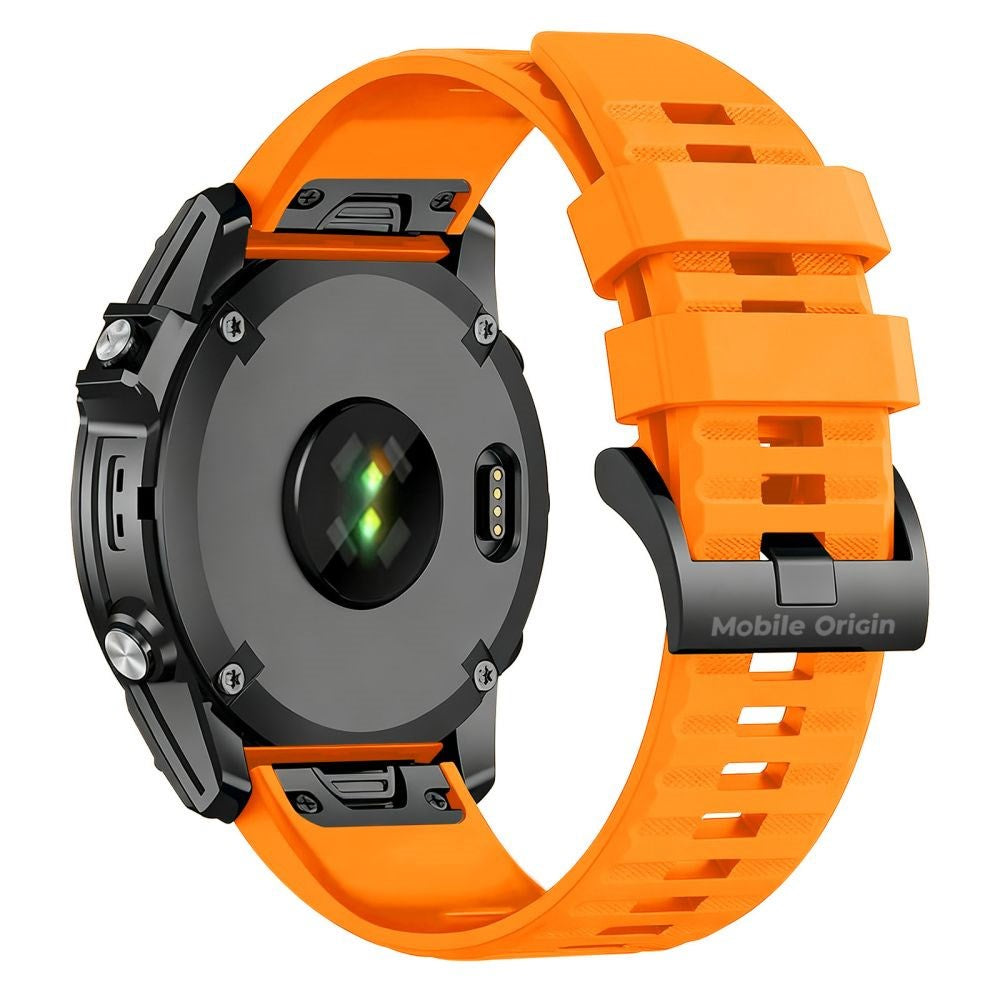 Mobile Origin Universal Garmin Silikonerem (22mm QuickFit) - Orange