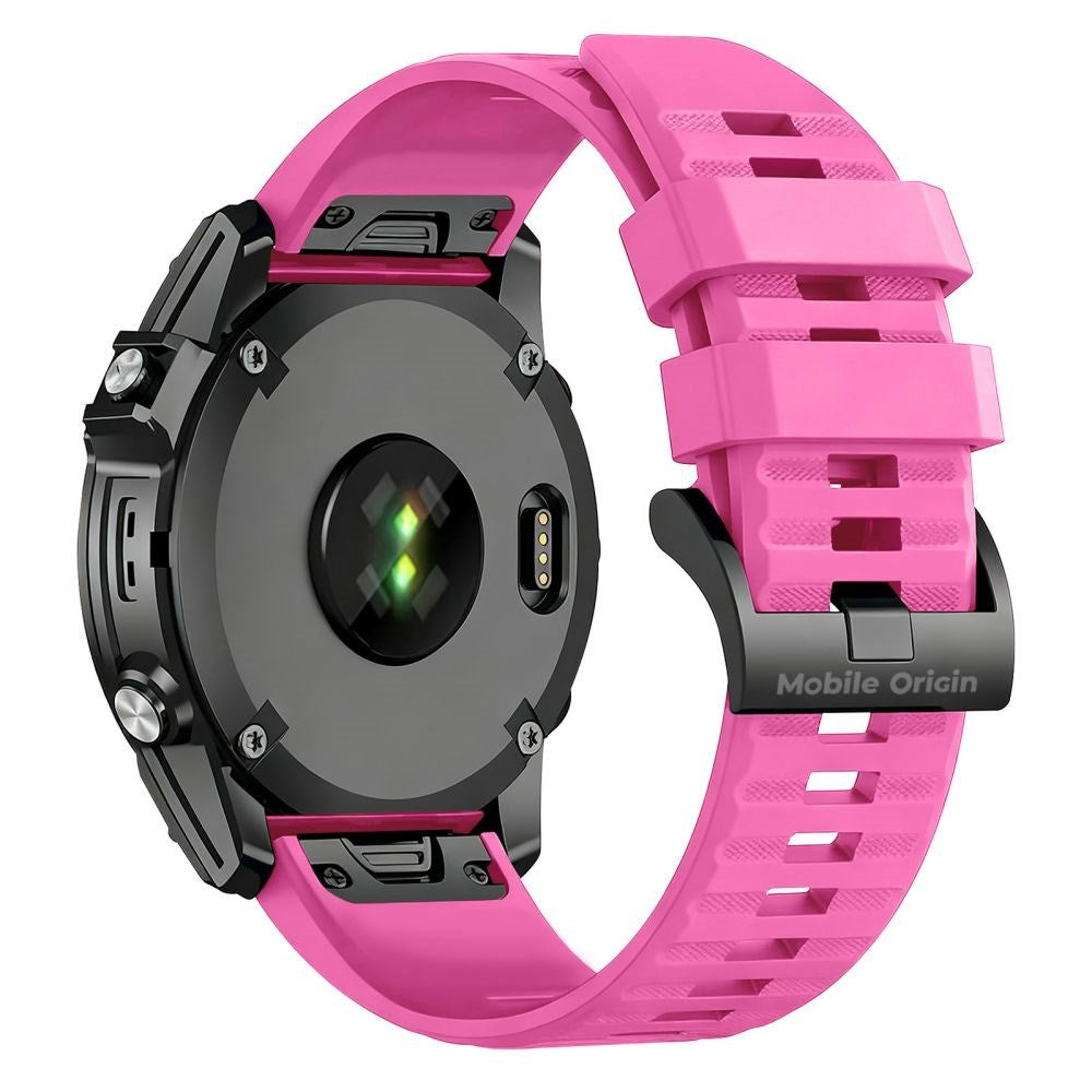Mobile Origin Universal Garmin Silikonerem (22mm QuickFit) - Lyserød