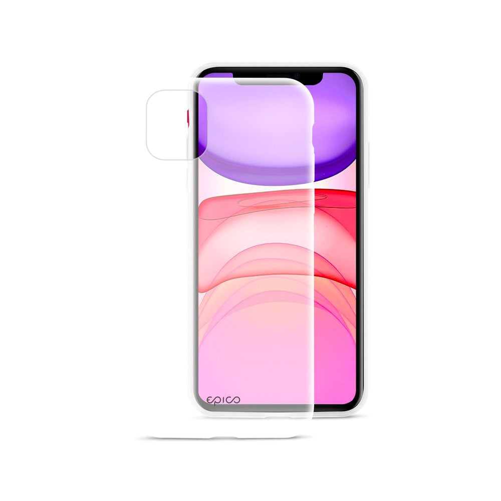 Epico - iPhone 11 Silikone Cover - Gennemsigtig / Hvid