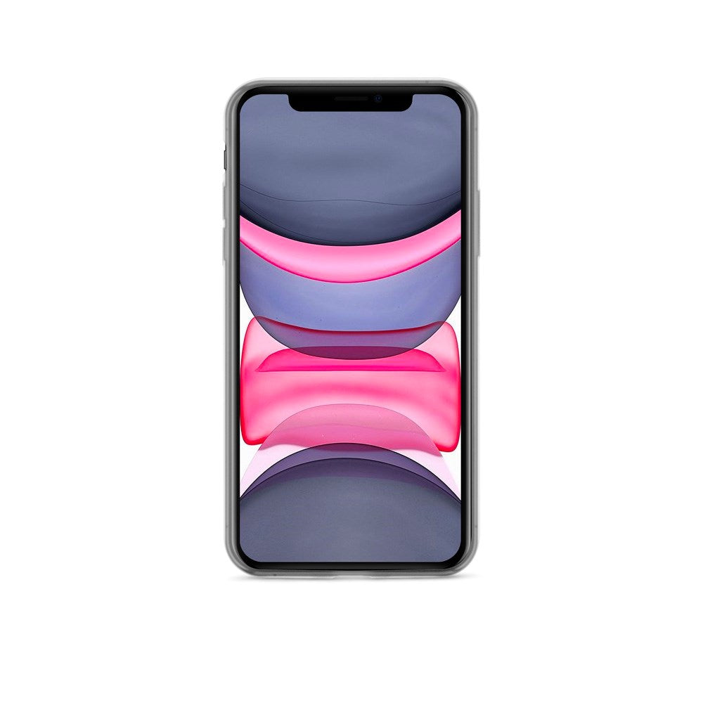 Epico - iPhone 11 Silikone Cover - Gennemsigtig / Sort