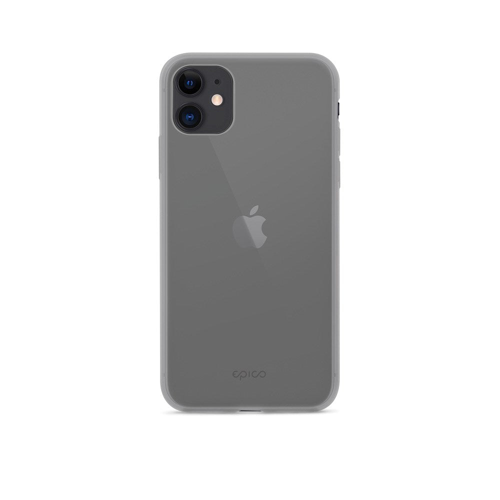 Epico - iPhone 11 Silikone Cover - Gennemsigtig / Sort