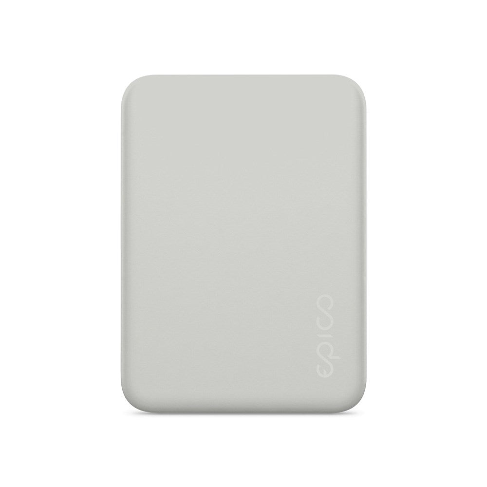 Epico 15W Trådløs Magnetisk Powerbank 4.200 mAh m. USB-C & Lightning Kabel - MagSafe Kompatibel - Grå