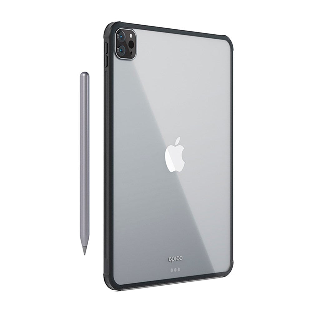 iPad Pro 11" (2022 / 2021 / 2020 / 2018) / iPad Air 10.9" (2022 / 2020) Epico Hero Case - Gennemsigtig / Sort