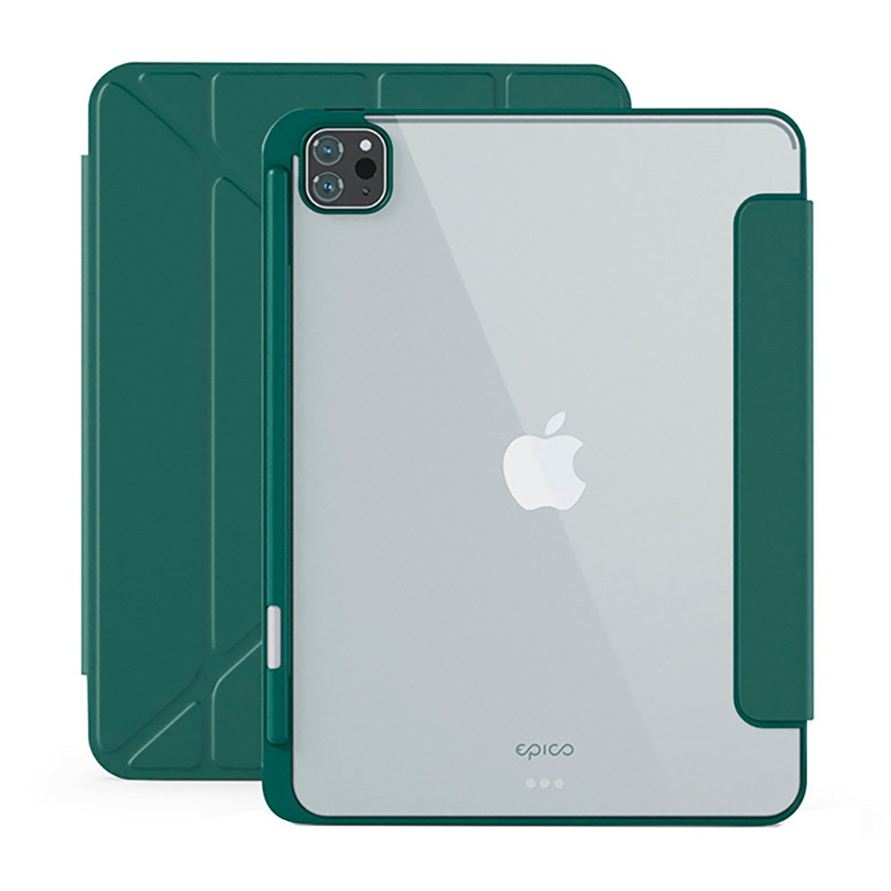 iPad Air 10.9-11" (2025-2020) / Pro 11" (2022-2018) Epico Hero Flip Case - Origami - Grøn