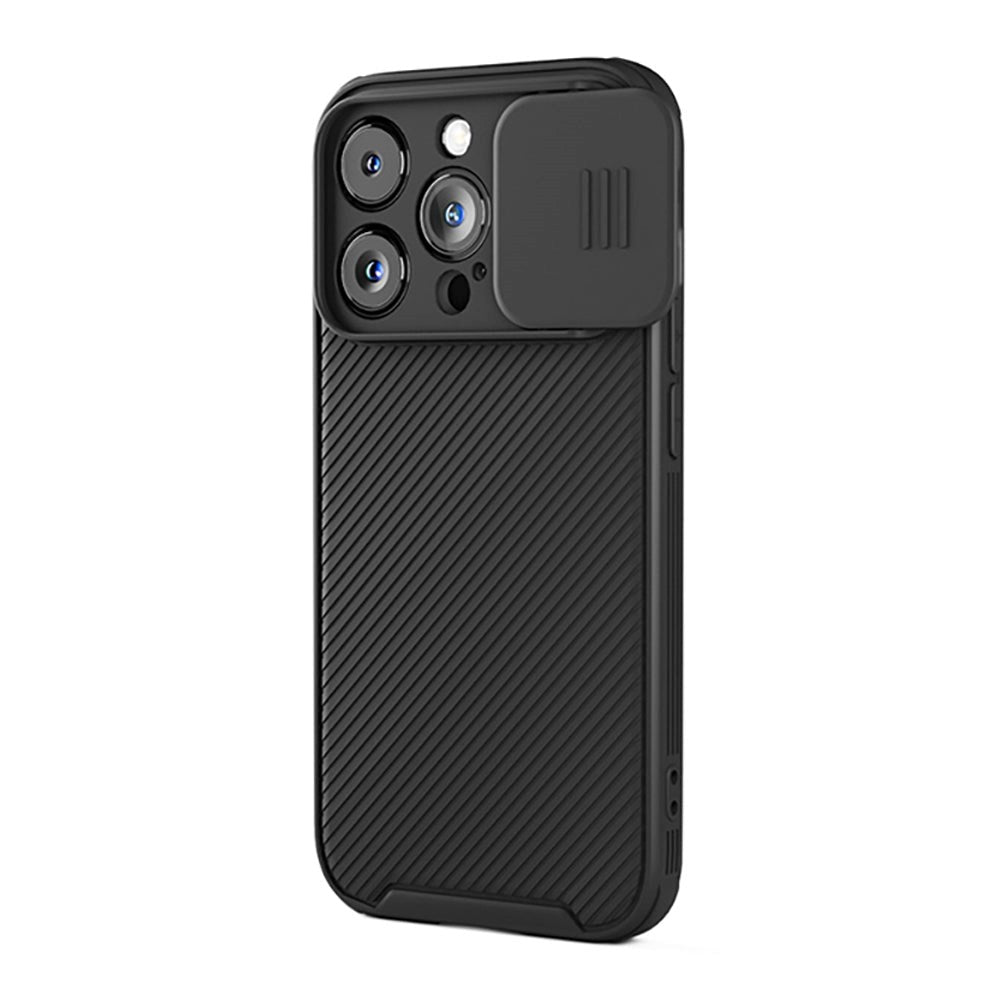 Spello iPhone 15 Durable Magnetic Cover m. Cam Slider - MagSafe Kompatibel - Sort