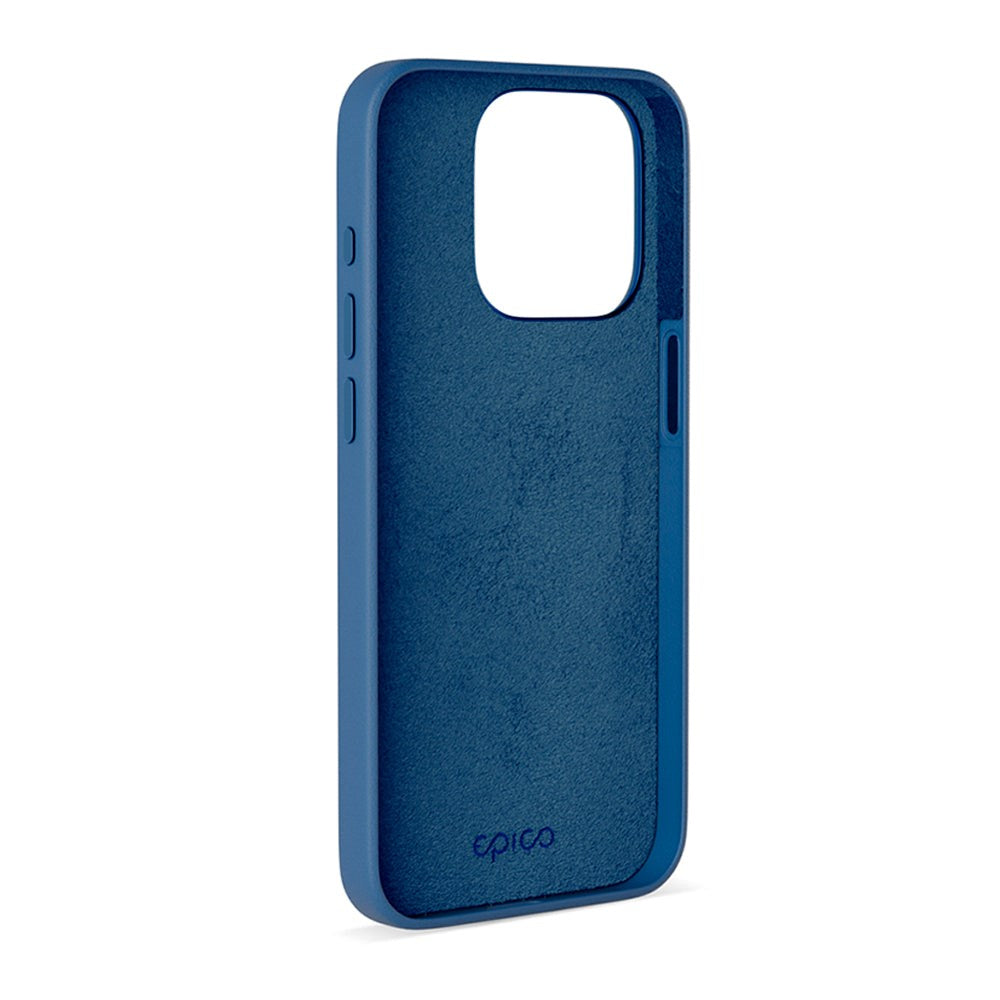 Epico iPhone 15 Pro Mag+ Leather Cover - MagSafe Kompatibel - Blå