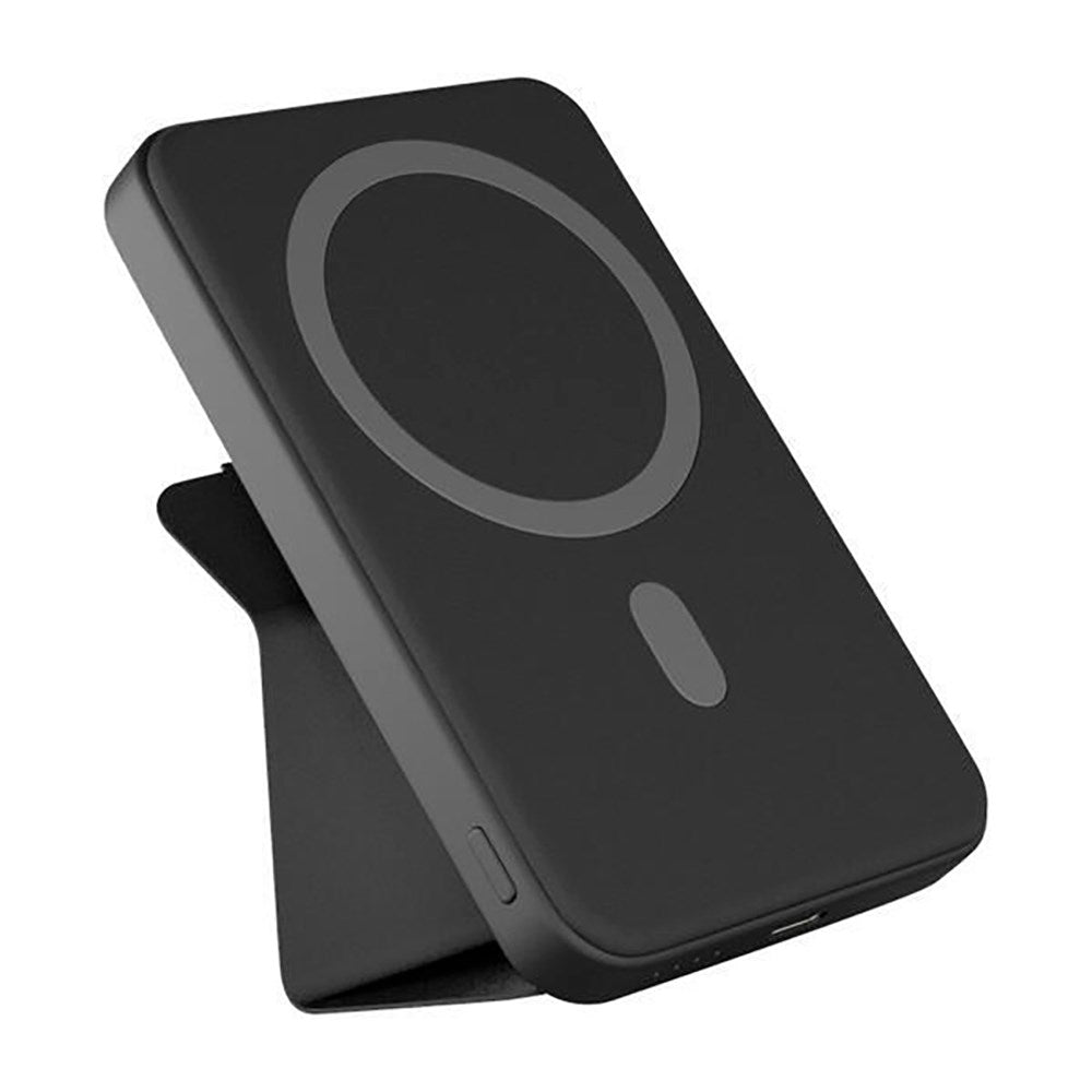 Epico Mag+ Stand Aluminium Powerbank 7000 mAh / 20W - MagSafe Kompatibel - Sort