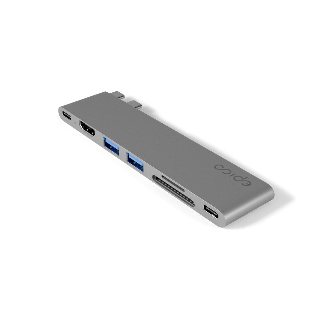 Epico 7-i-en Pro 8K USB-C Adapater - Space Grey