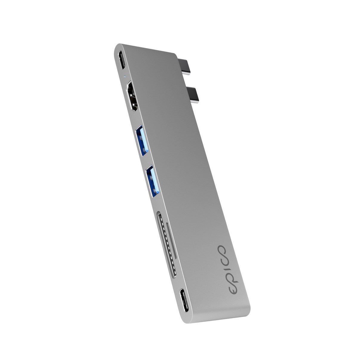 Epico 7-i-en Pro 8K USB-C Adapater - Space Grey