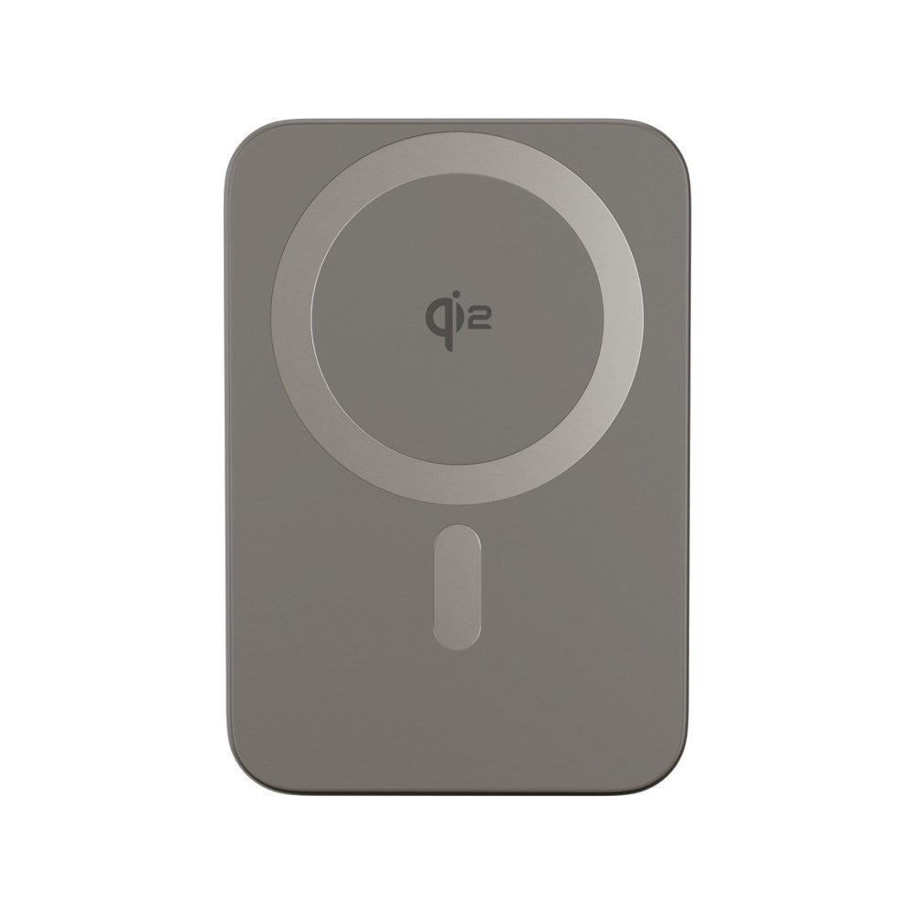 Epico 20W UltraPack EM71 10.000 mAh Alu Mag+ Power Bank - m. USB-C - MagSafe - Qi2 Kompatibel - Grå