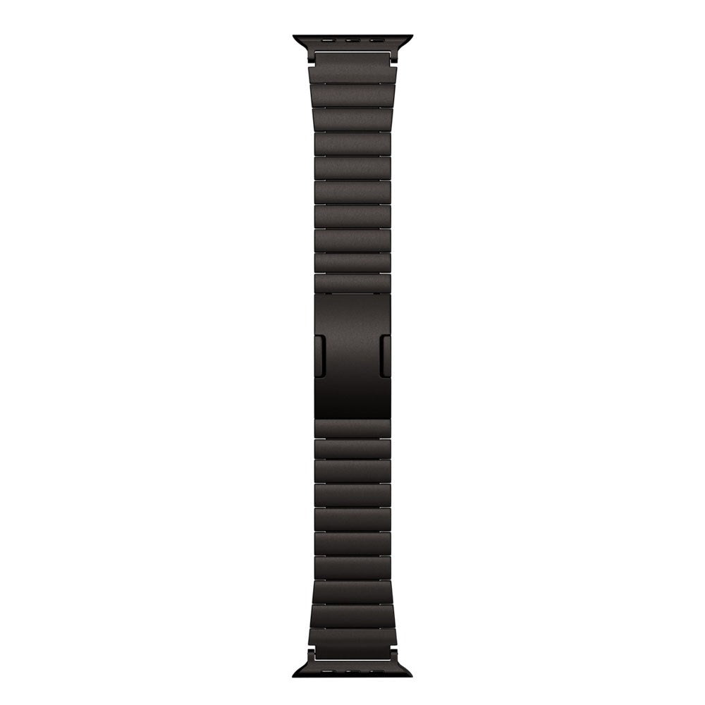 Apple Watch (42/44/SE/45/46/49) Epico UNUM Rustfri Stålrem - Sort