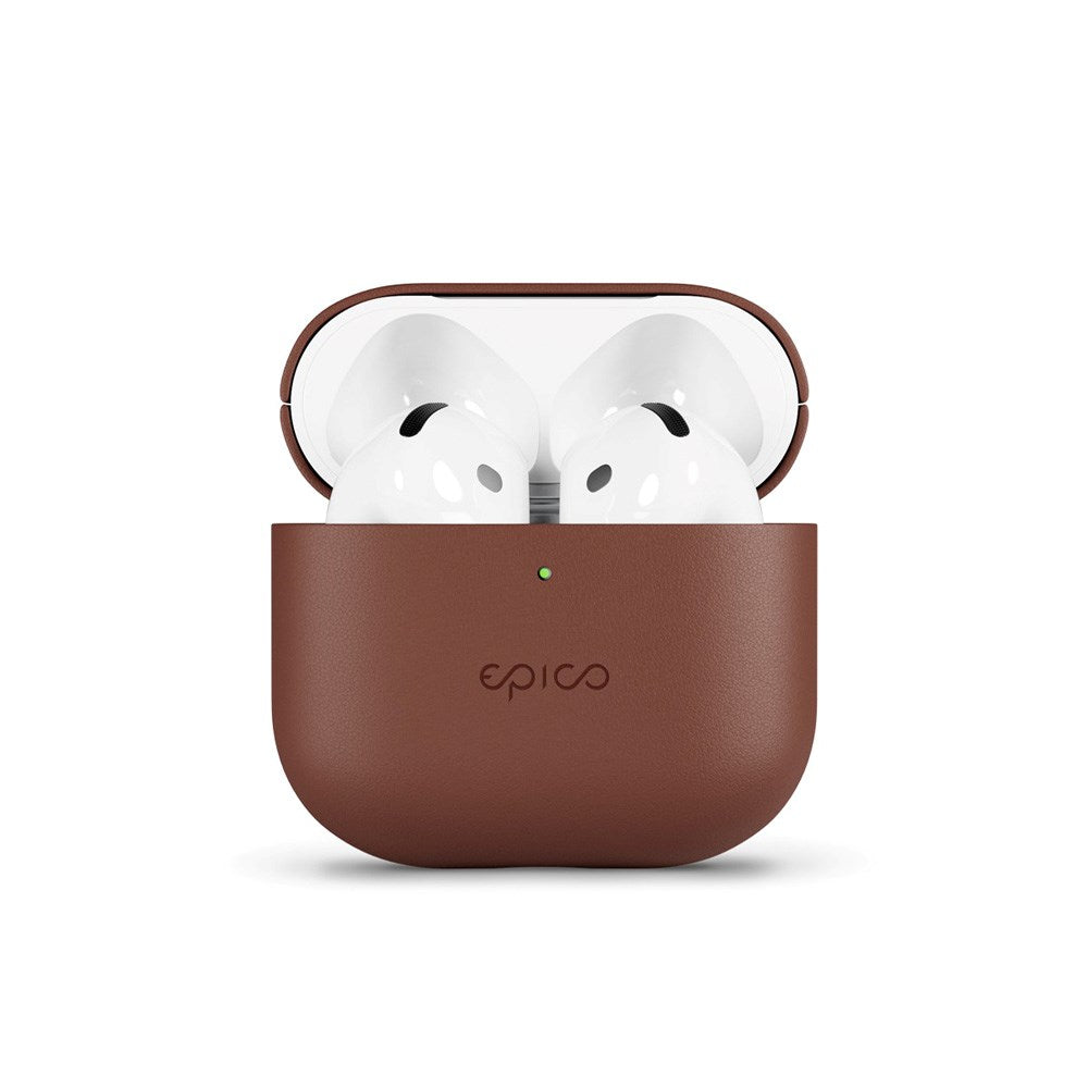 Epico AirPods (4. Gen.) Cover - Ægte Læder - Brun