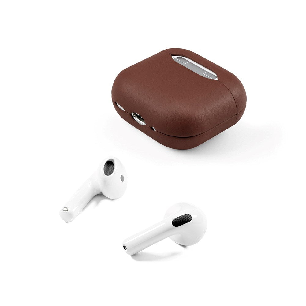 Epico AirPods (4. Gen.) Cover - Ægte Læder - Brun