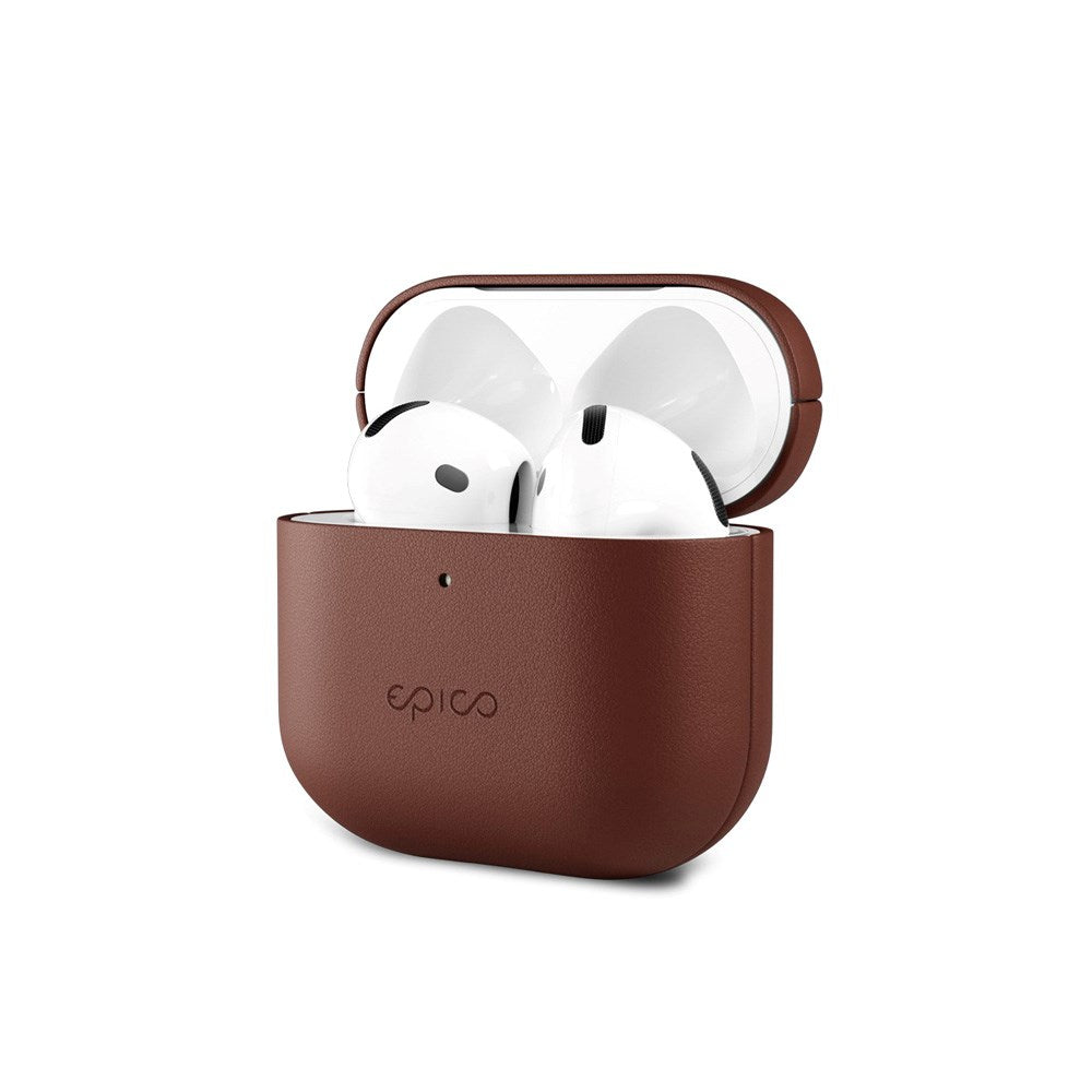 Epico AirPods (4. Gen.) Cover - Ægte Læder - Brun