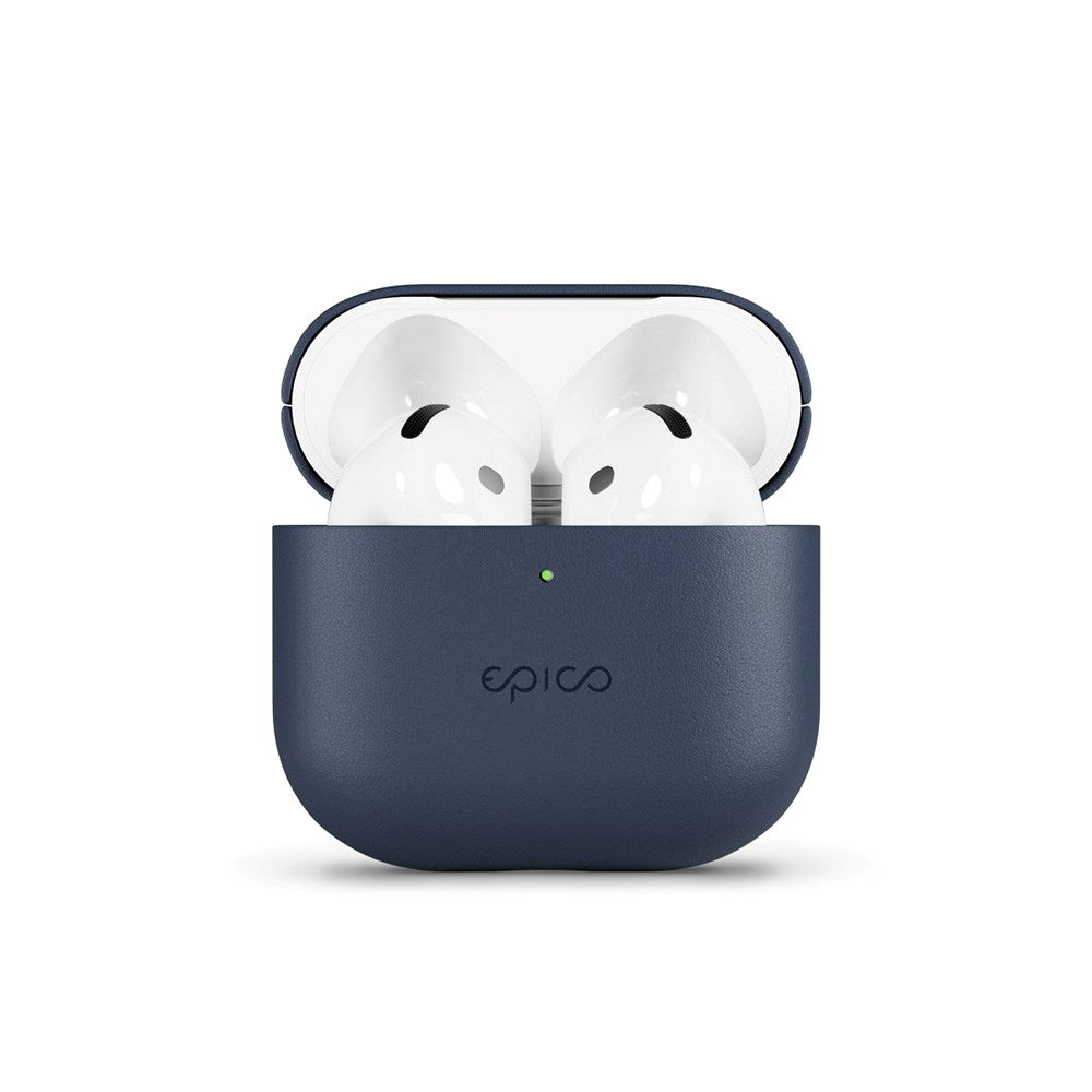 Epico AirPods (4. Gen.) Cover - Ægte Læder - Blå