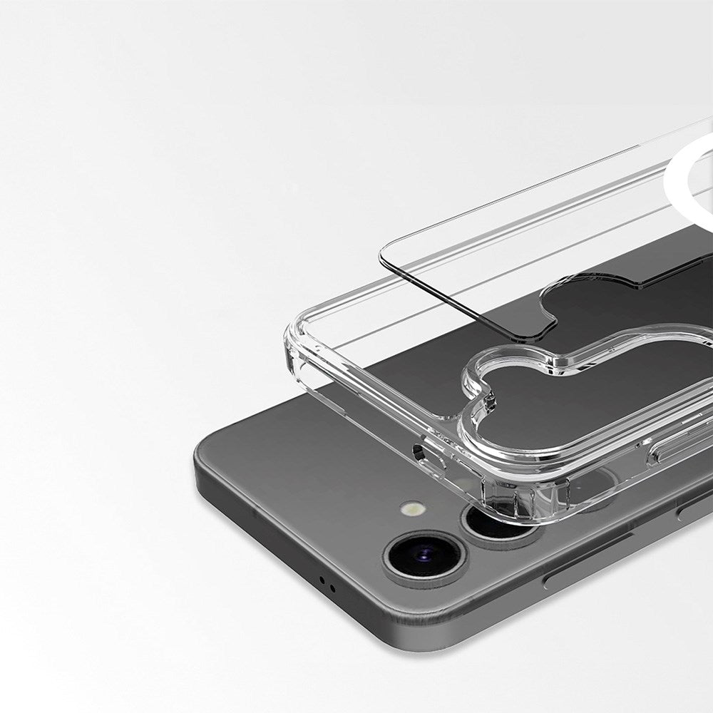 Spello Mag+ Clear Case - Samsung Galaxy S24 / S25 - MagSafe Kompatibel - Gennemsigtig