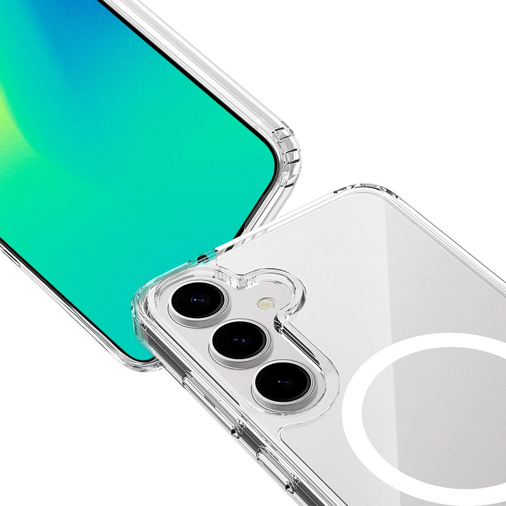Spello Mag+ Clear Case - Samsung Galaxy S25+ (Plus) - MagSafe Kompatibel - Gennemsigtig