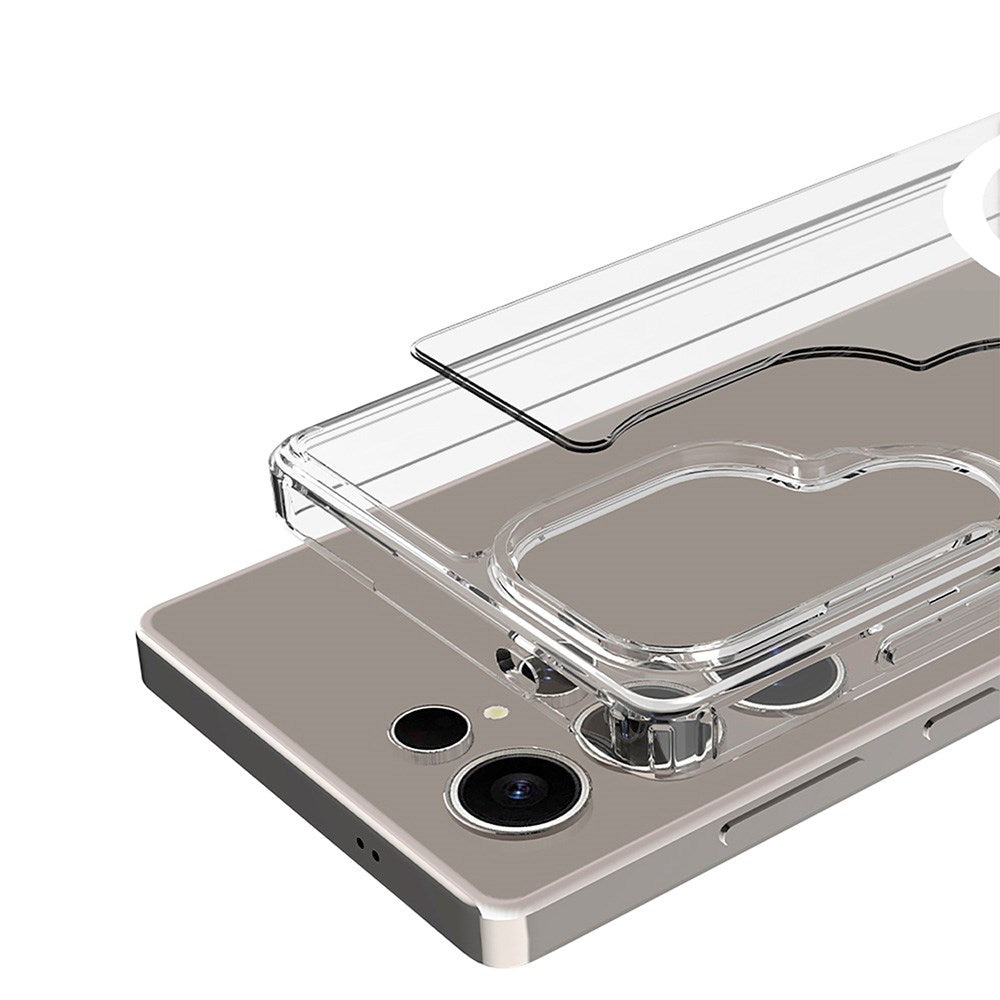 Spello Mag+ Clear Case - Samsung Galaxy S25 Ultra - MagSafe Kompatibel - Gennemsigtig