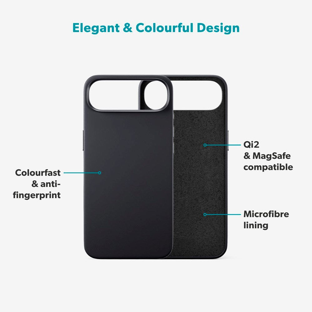 Epico Silicone Pro Mag+ Cover - iPhone Air - MagSafe Kompatibel - Black