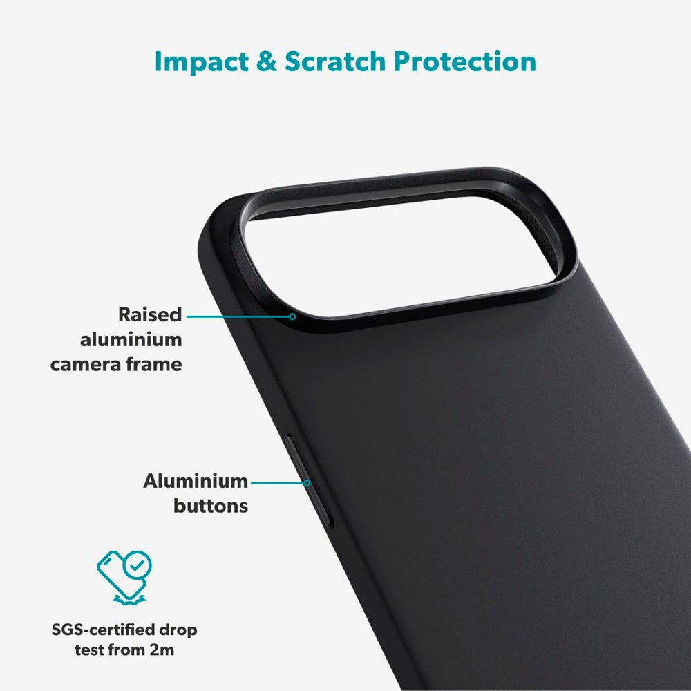 Epico Silicone Pro Mag+ Cover - iPhone Air - MagSafe Kompatibel - Black