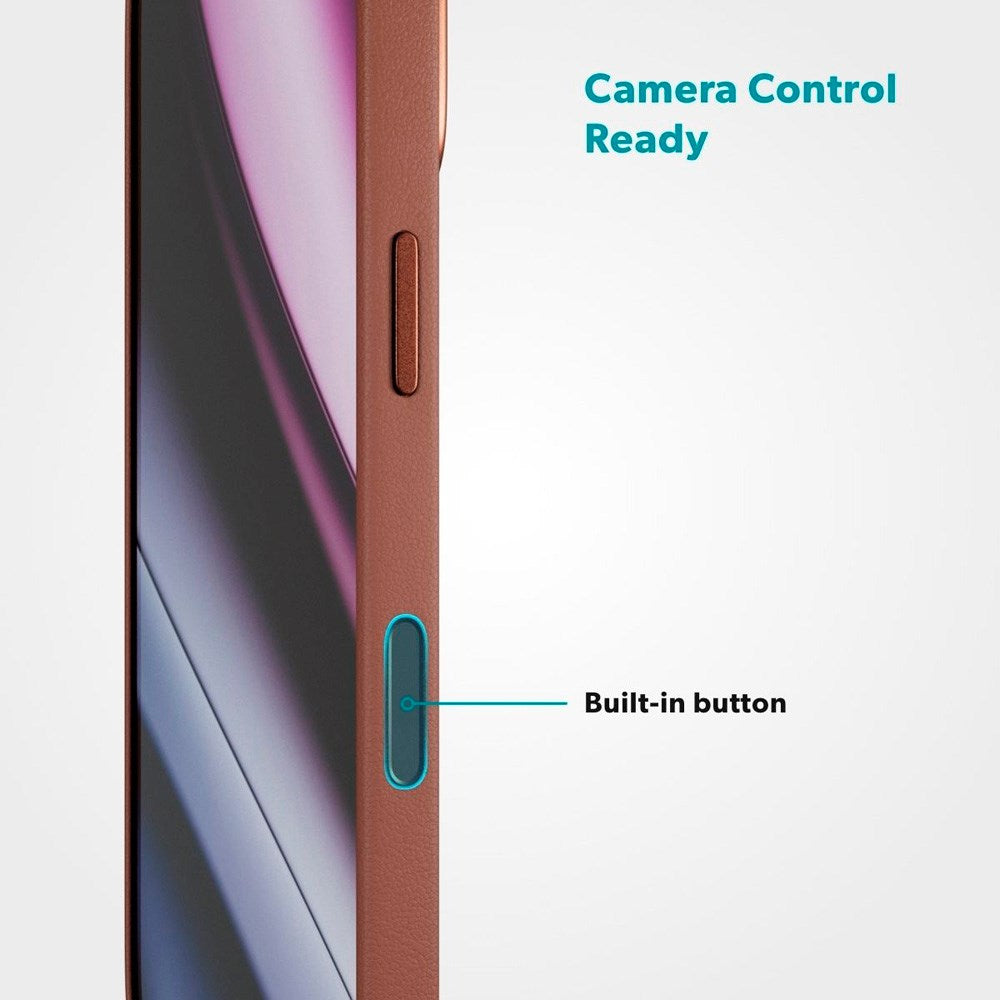 Epico Leather Pro Mag+ Cover - iPhone 17 Pro - MagSafe Kompatibel - Brun