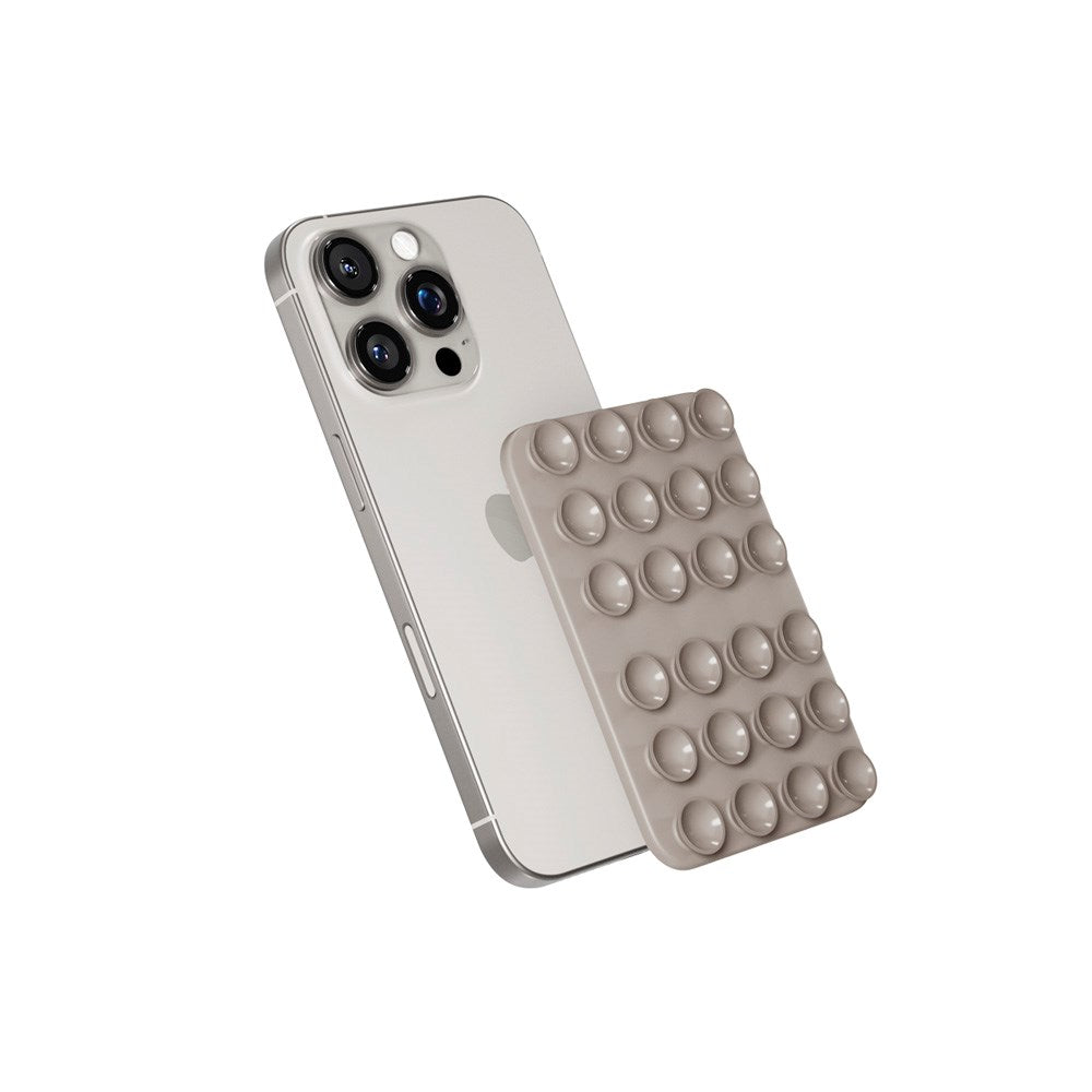 Epico Mag+ Sugekop Mobilholder - MagSafe Kompatibel - Titanium