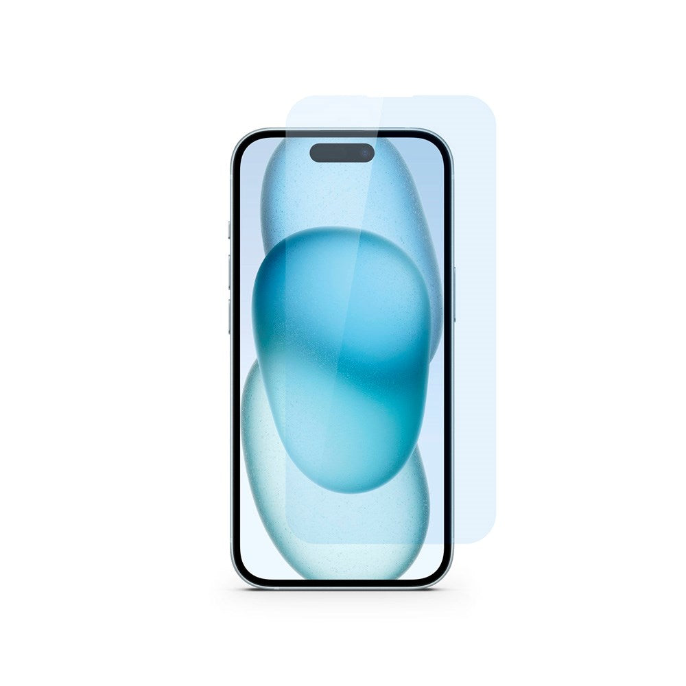 Epico - iPhone 16 Plus / 15 Plus / 14 Pro Max - Glass Standard Fit Skærmbeskyttelsesglas m. Installationsramme - Gennemsigtig