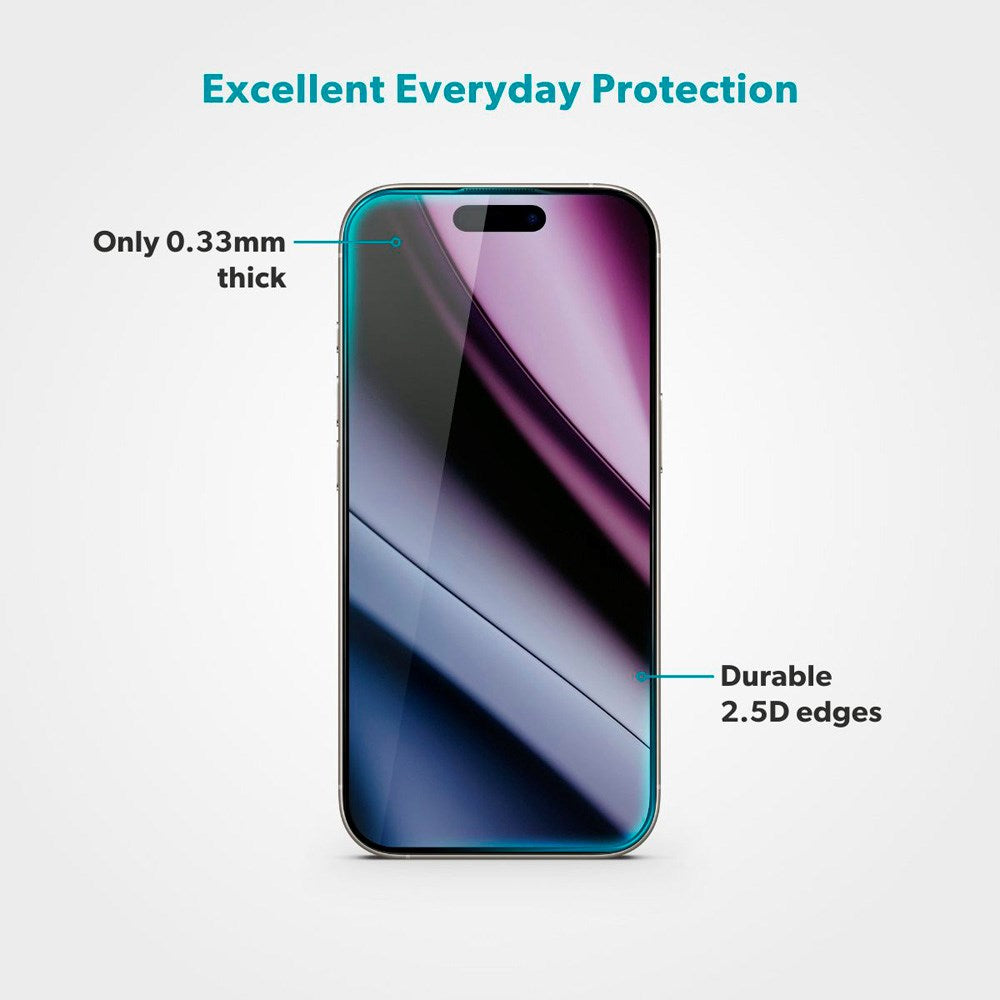 iPhone Air Epico Beskyttelsessæt - MagSafe Bagsidecover & Skærmbeskyttelse - Gennemsigtig